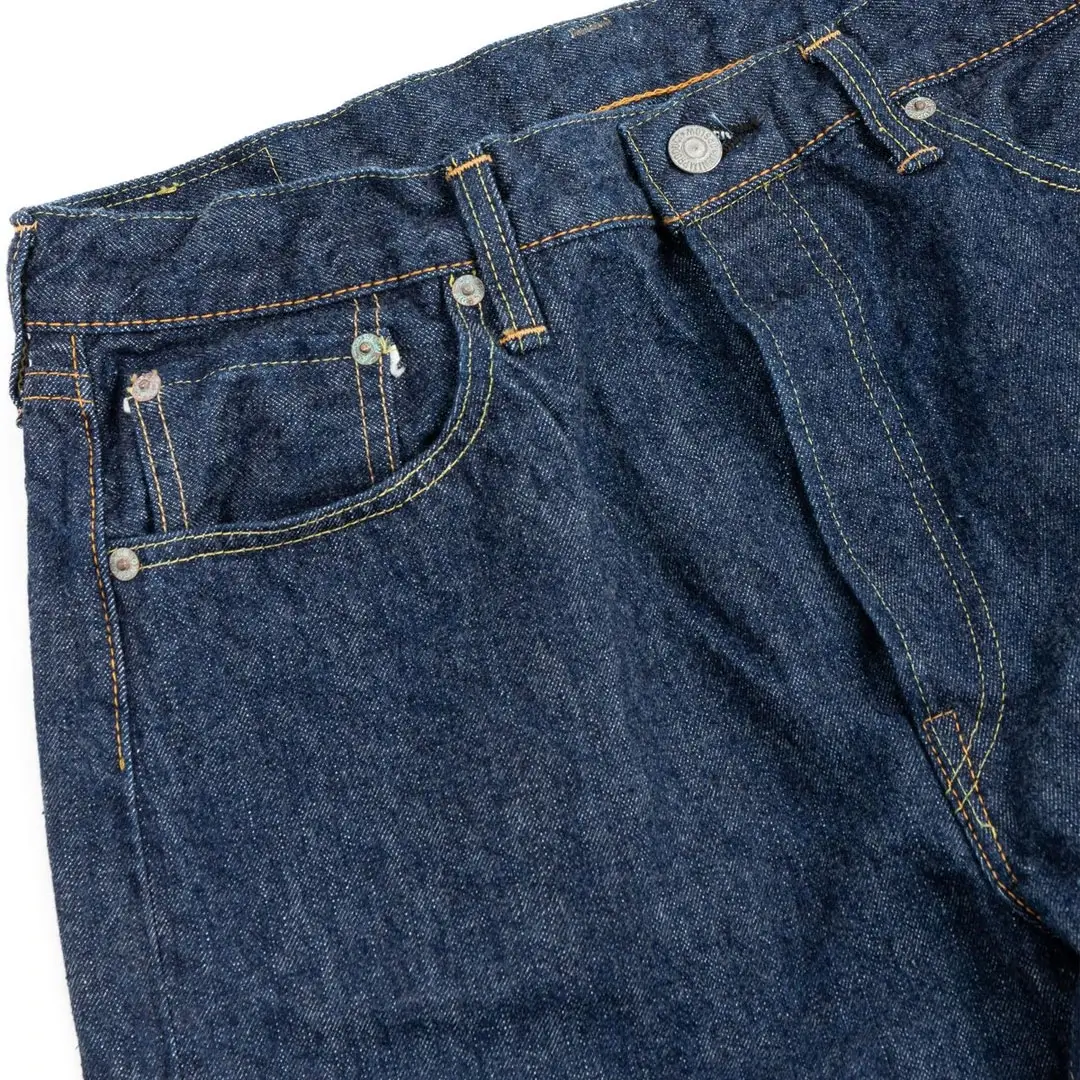 Orslow (Lot–1050) 105 Standard Selvedge Denim Pants Rinsed Side