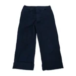 USMC Herringbone Wide Fit Utility Trousers - Black Front