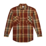orSlow Checked Cotton and Linen-Blend Shirt Front