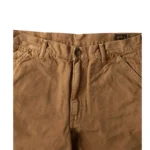 orSlow Dad's Fit Oxford Painter Pants - Brown Front Close