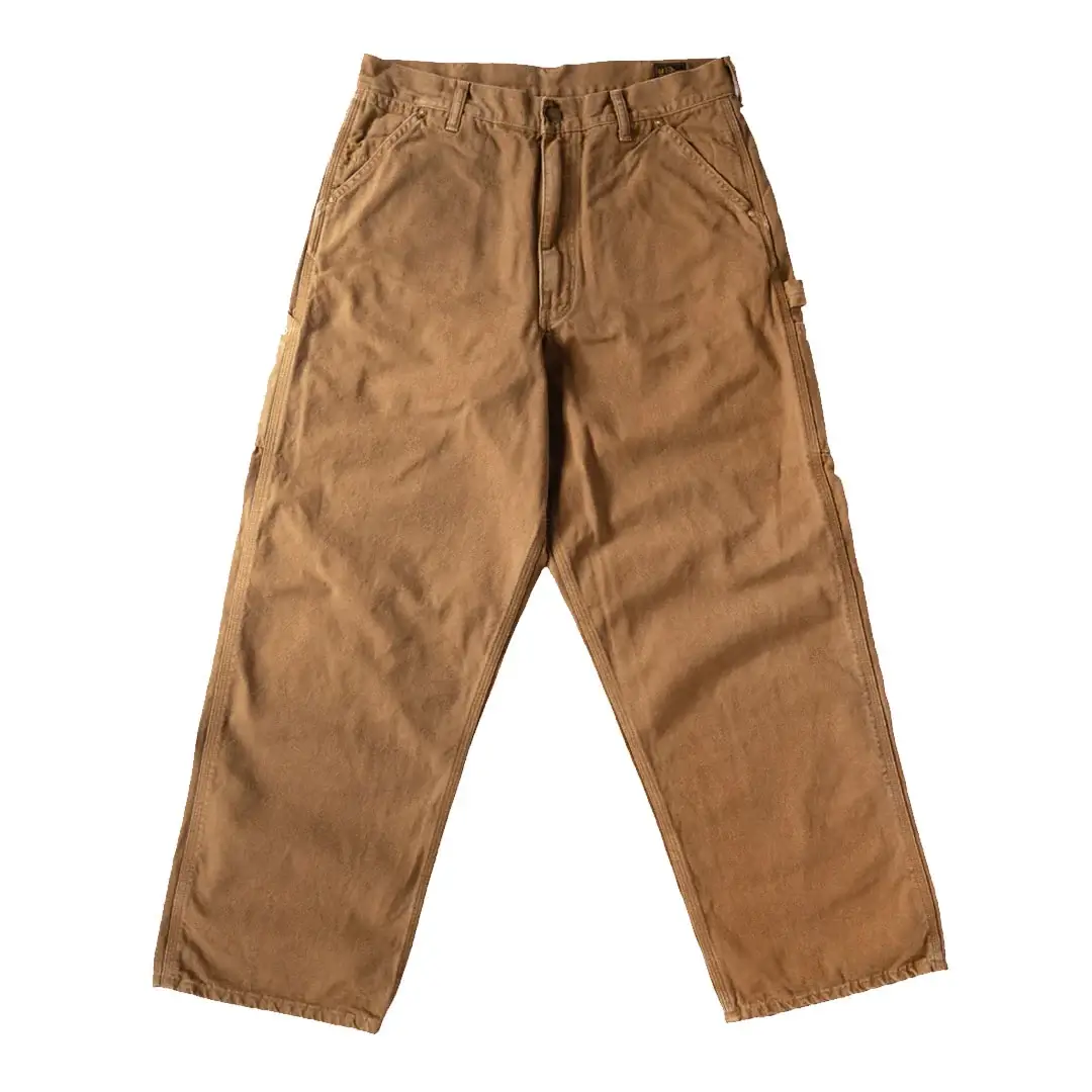 orSlow Dad's Fit Oxford Painter Pants - Brown
