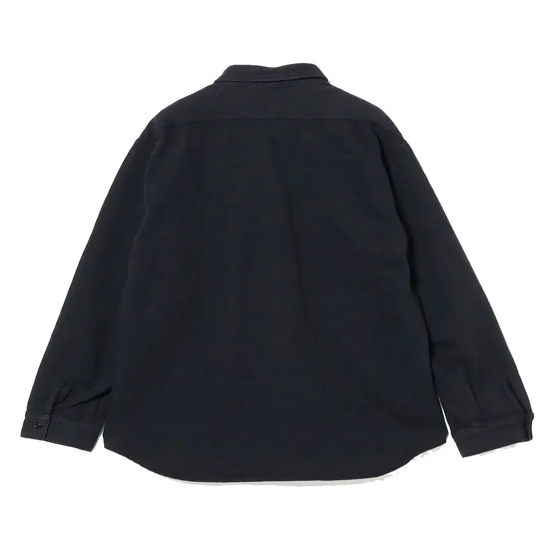 orSlow Relax Fit Flannel Shirt Black Back