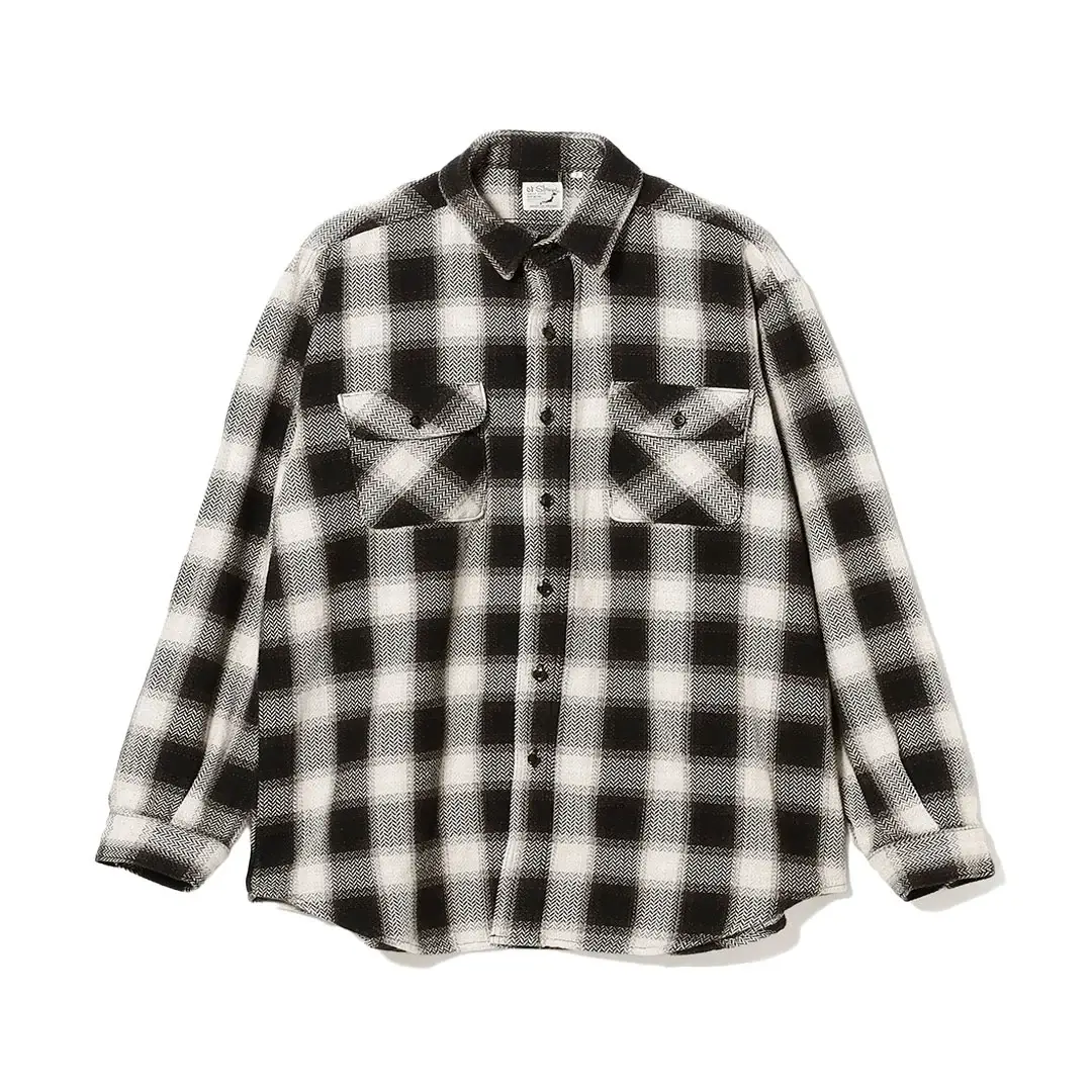 orSlow Relax Fit Flannel Shirt Front View