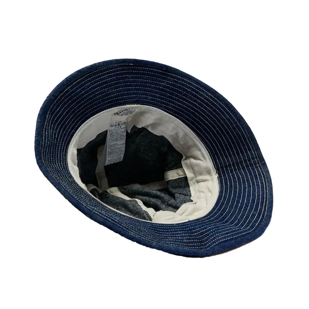 orSlow US Navy Hat in Rinsed Indigo 2